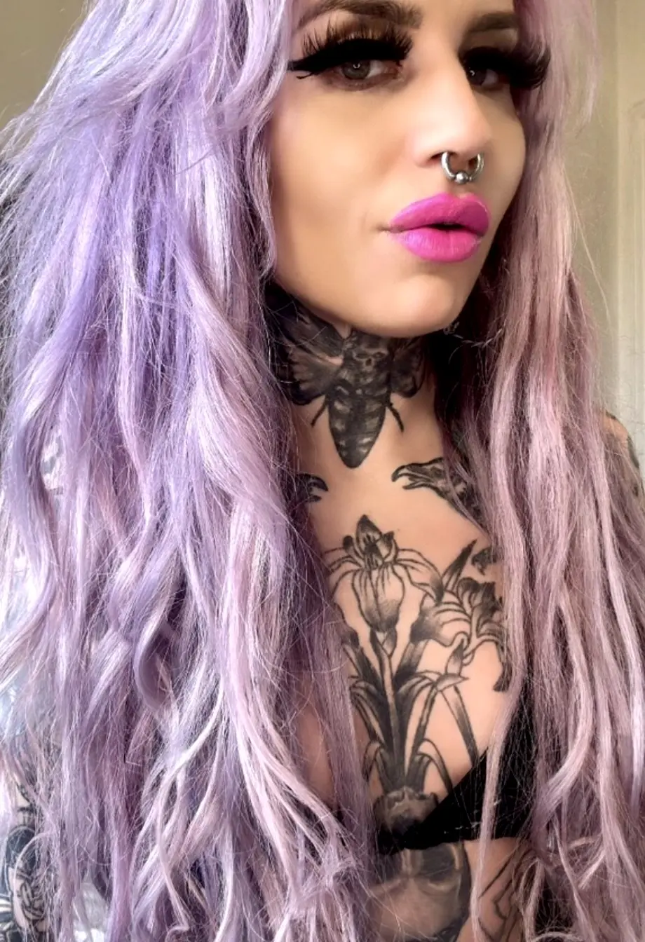 Tattooed violet