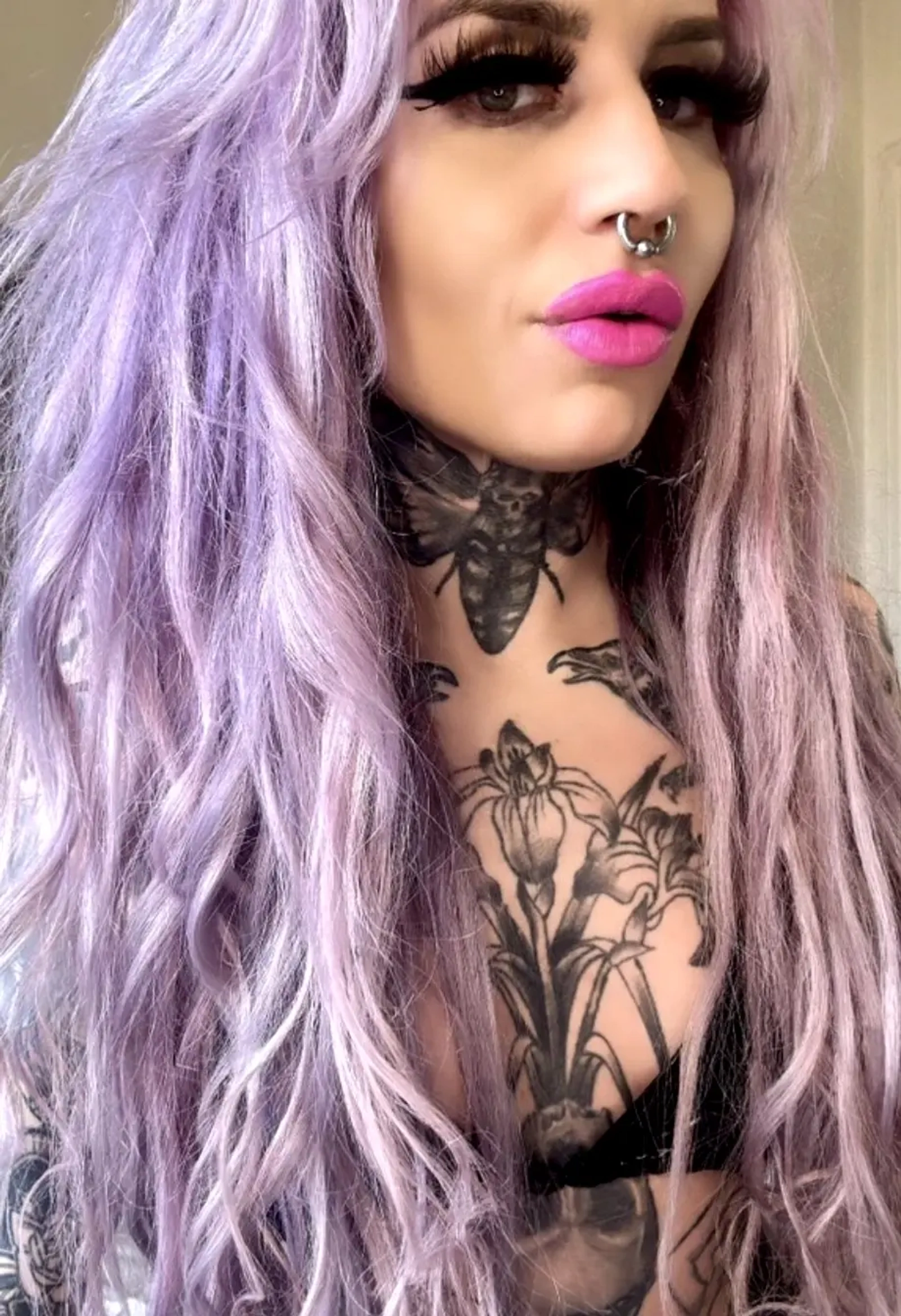Tattooed violet