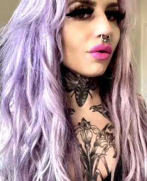 Tattooed violet